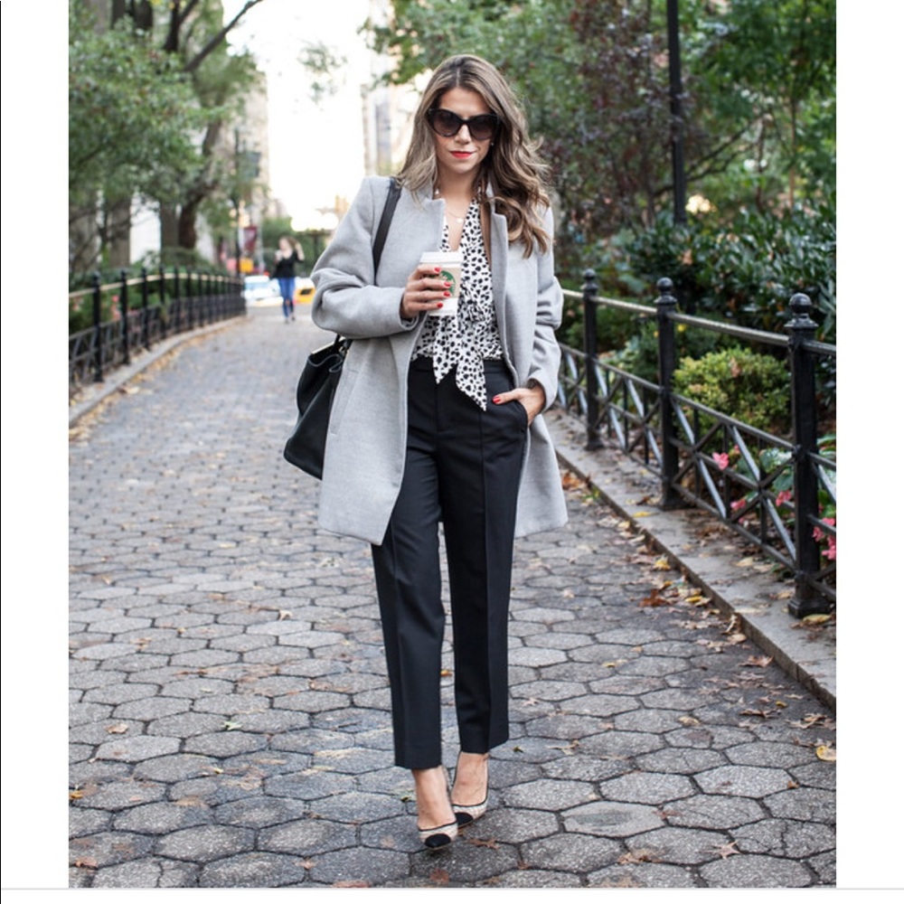 J. Crew Off White Wool Campbell Capri Pants